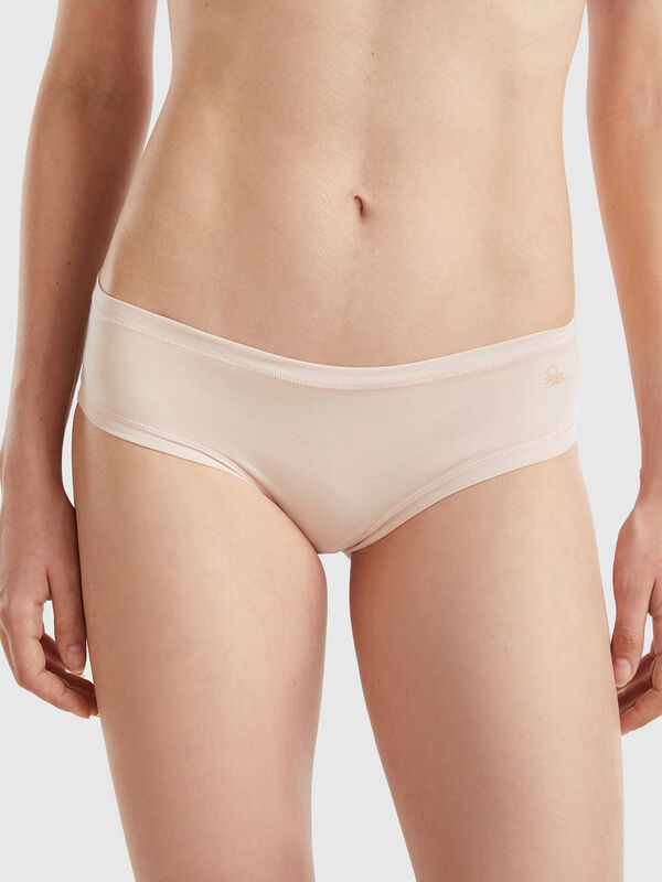 Braguita escotada de algodón orgánico super stretch Mujer