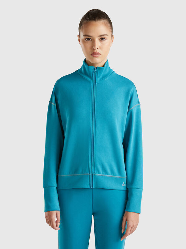 Sudadera fluida elástica Mujer