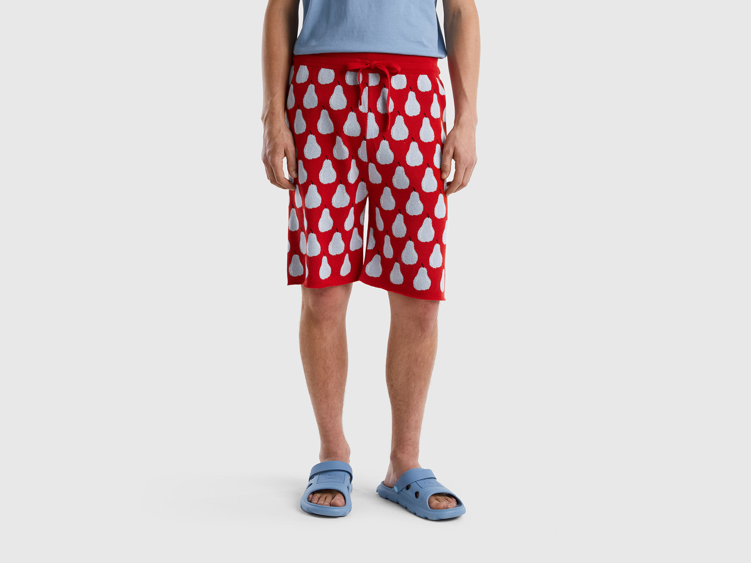 Bermudas rojas 2025 hombre