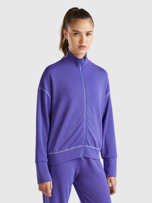 Sudadera fluida elástica Mujer
