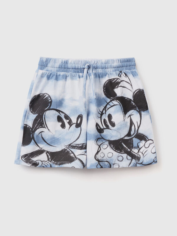Pantalón corto tie-dye con estampado de Disney Niña