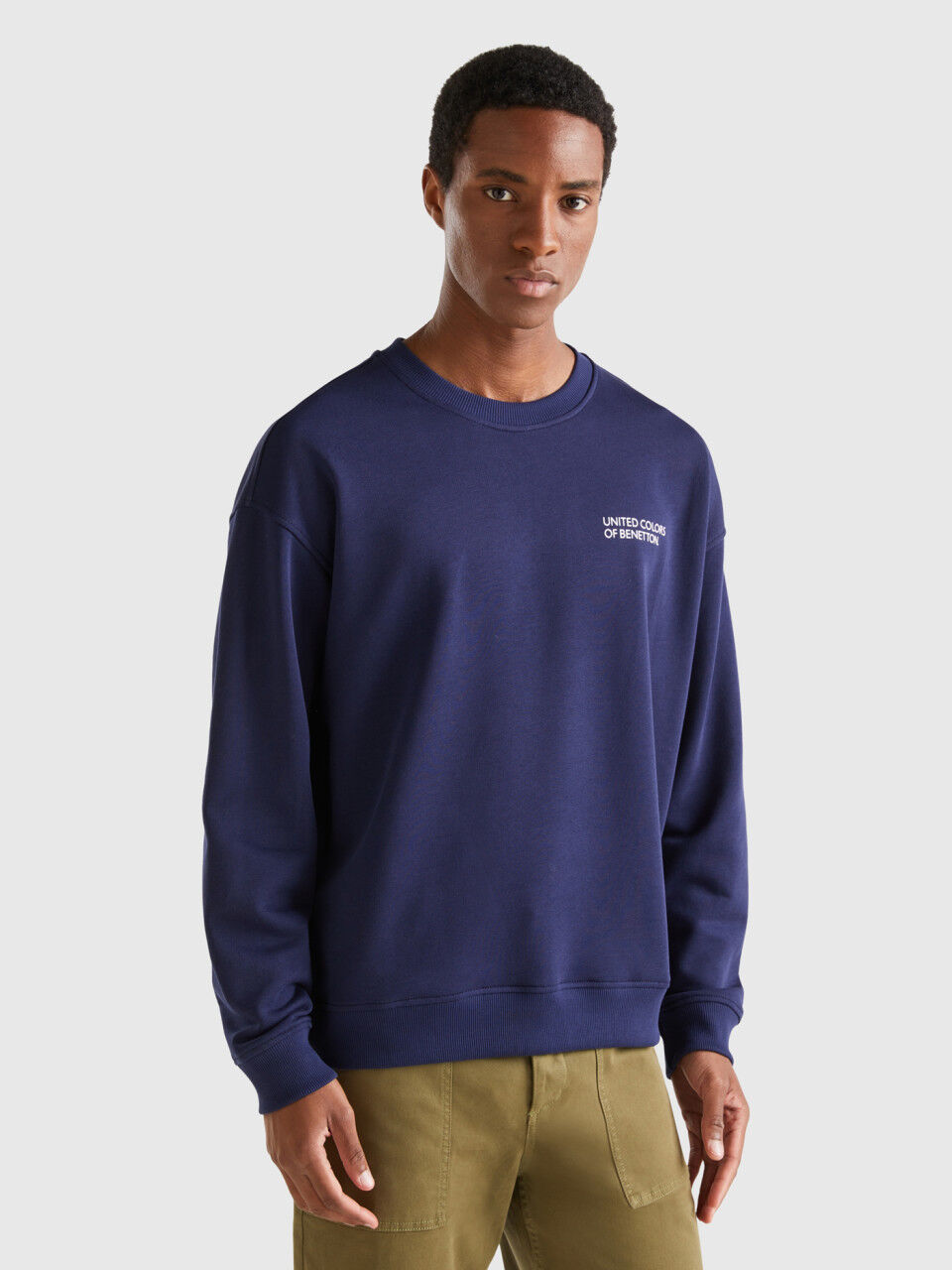 Sudadera Hombre Sin Capucha Coleccion Benetton