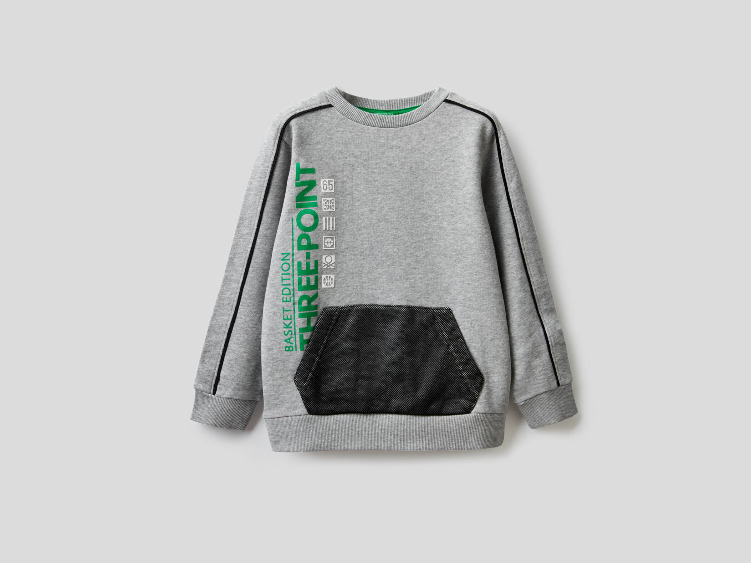 Sudadera de algodón con bolsillo frontal image number null