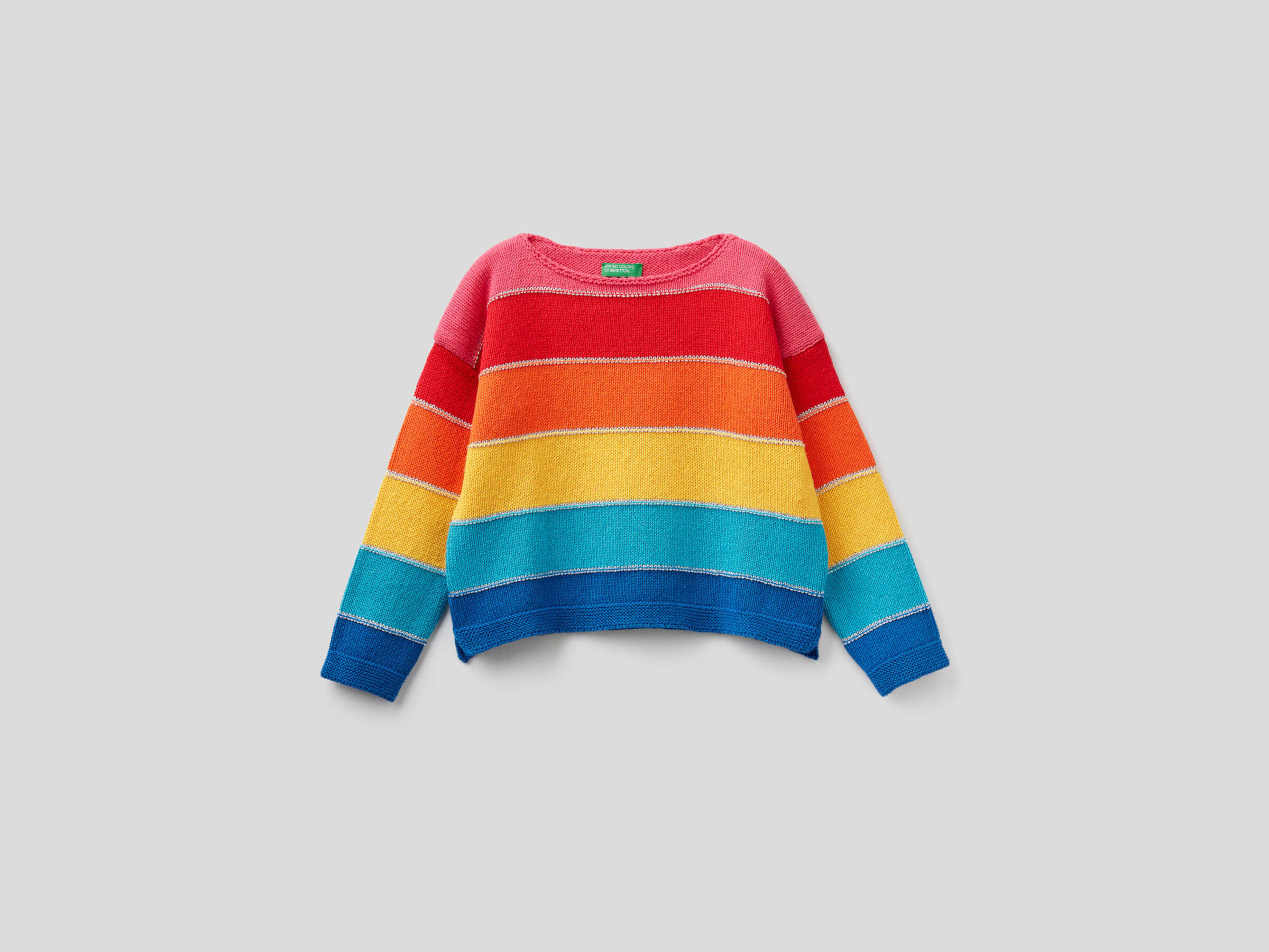 Jersey con labrado de rayas image number null
