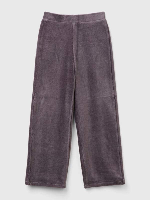  Pantalón amplio de chenilla  Niña