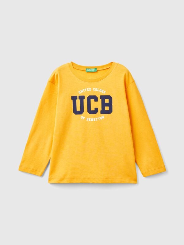 Camiseta de manga larga de algodón orgánico Niño