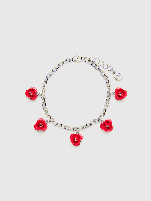 Pulsera con rosas Mujer