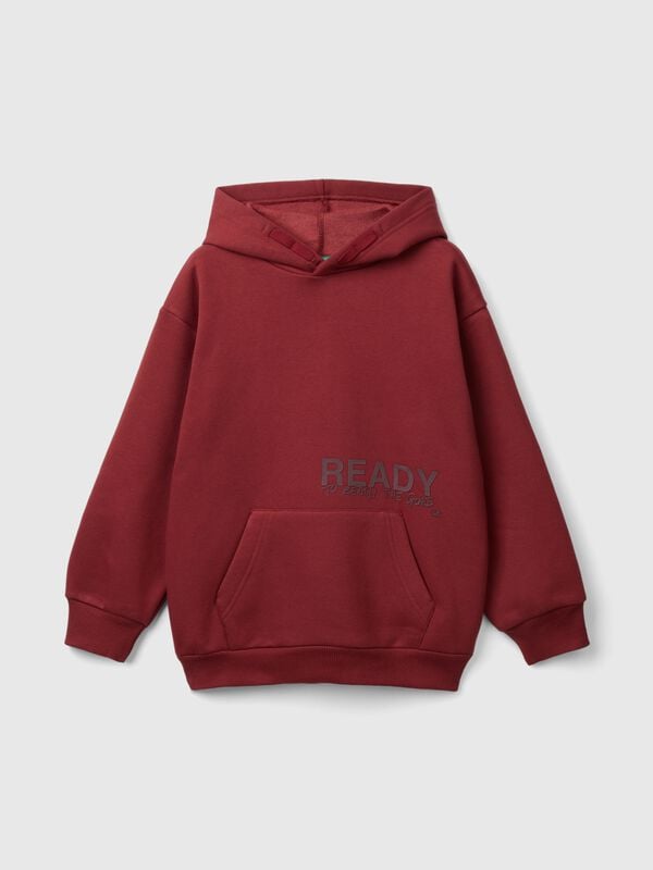 Sudadera con estampado en relieve Niño