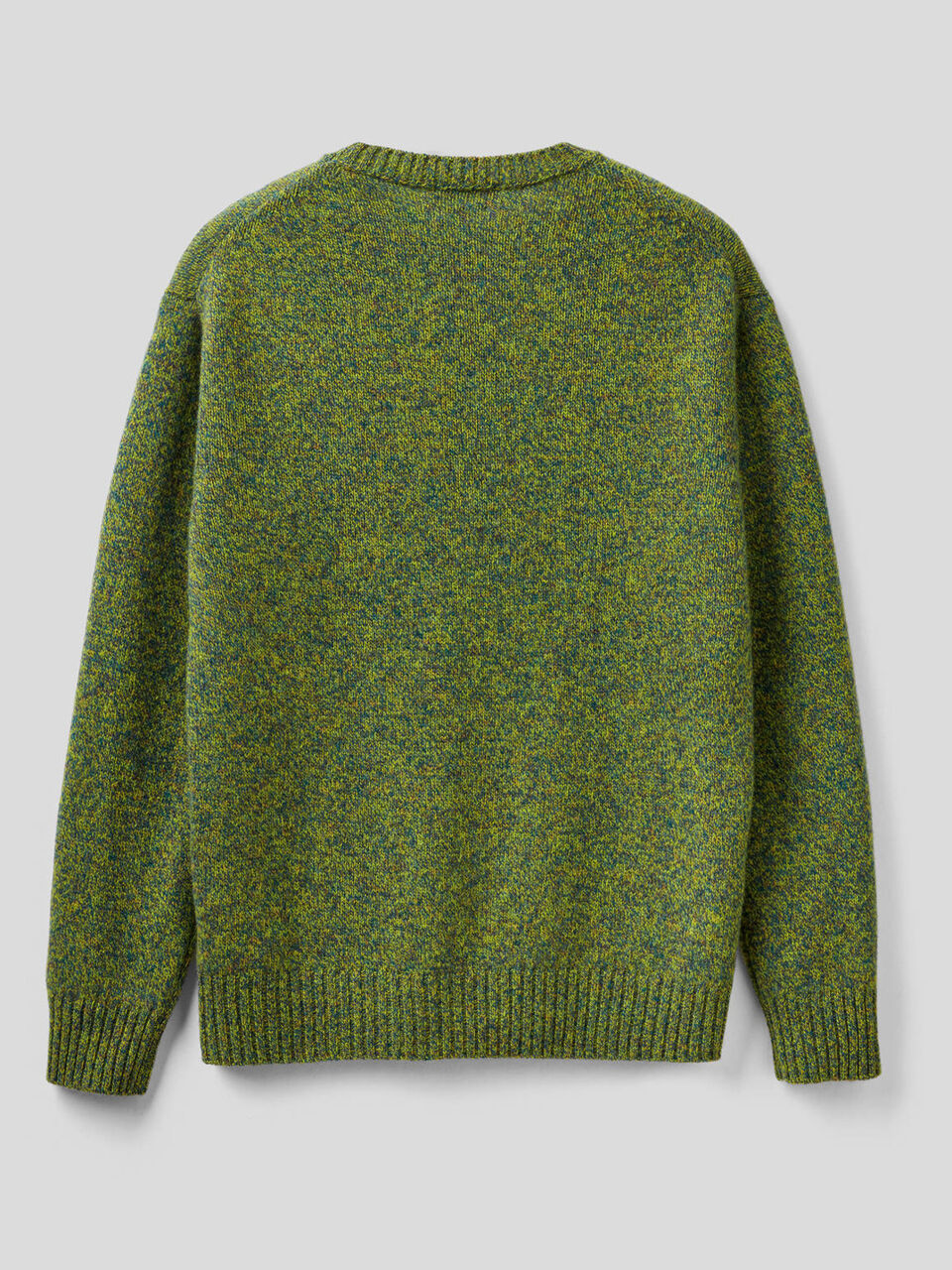 Jersey de cuello redondo de pura lana Shetland image number 2