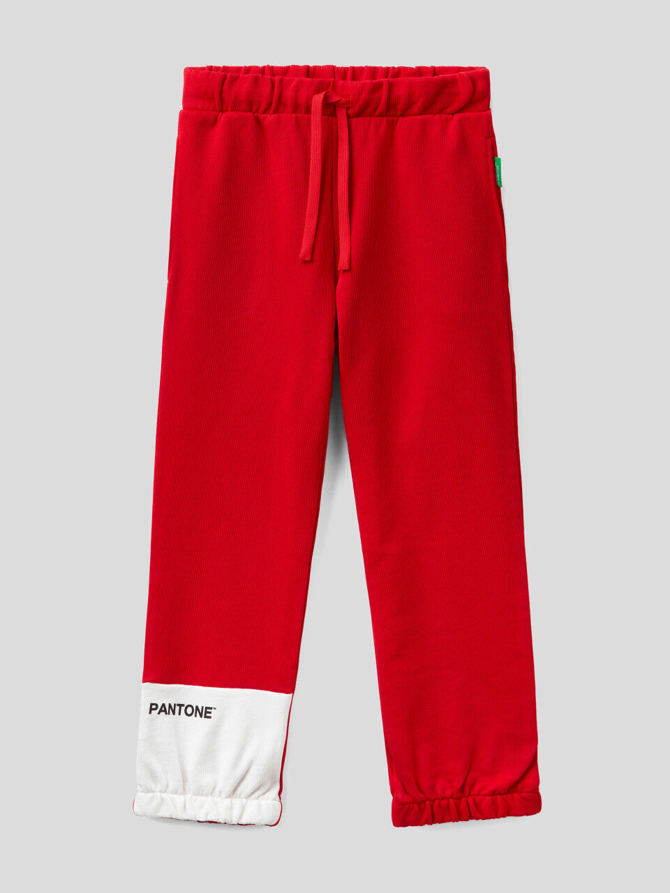 Pantalón rojo de felpa BenettonxPantone™