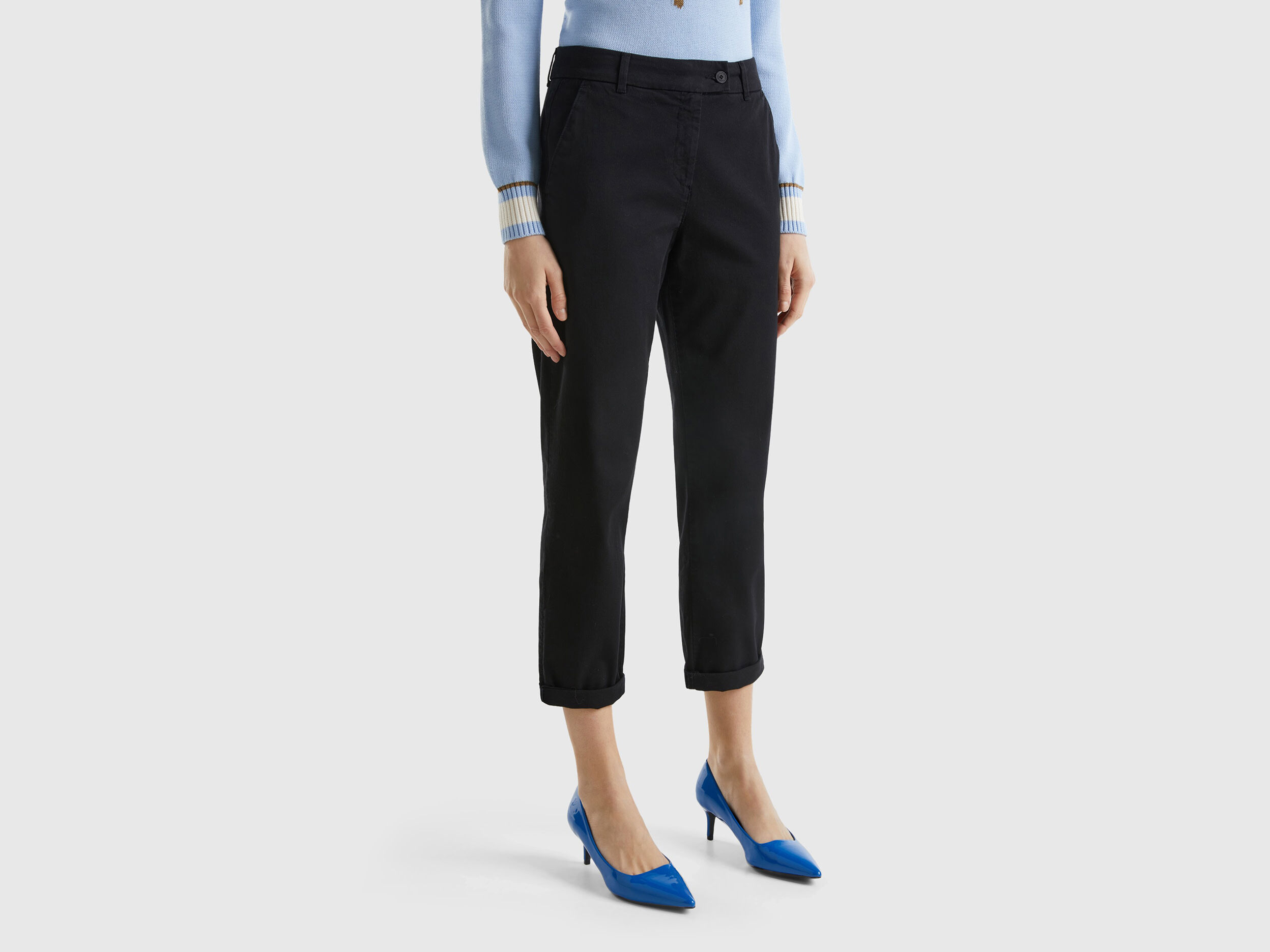 Pantaloni donna benetton new arrivals
