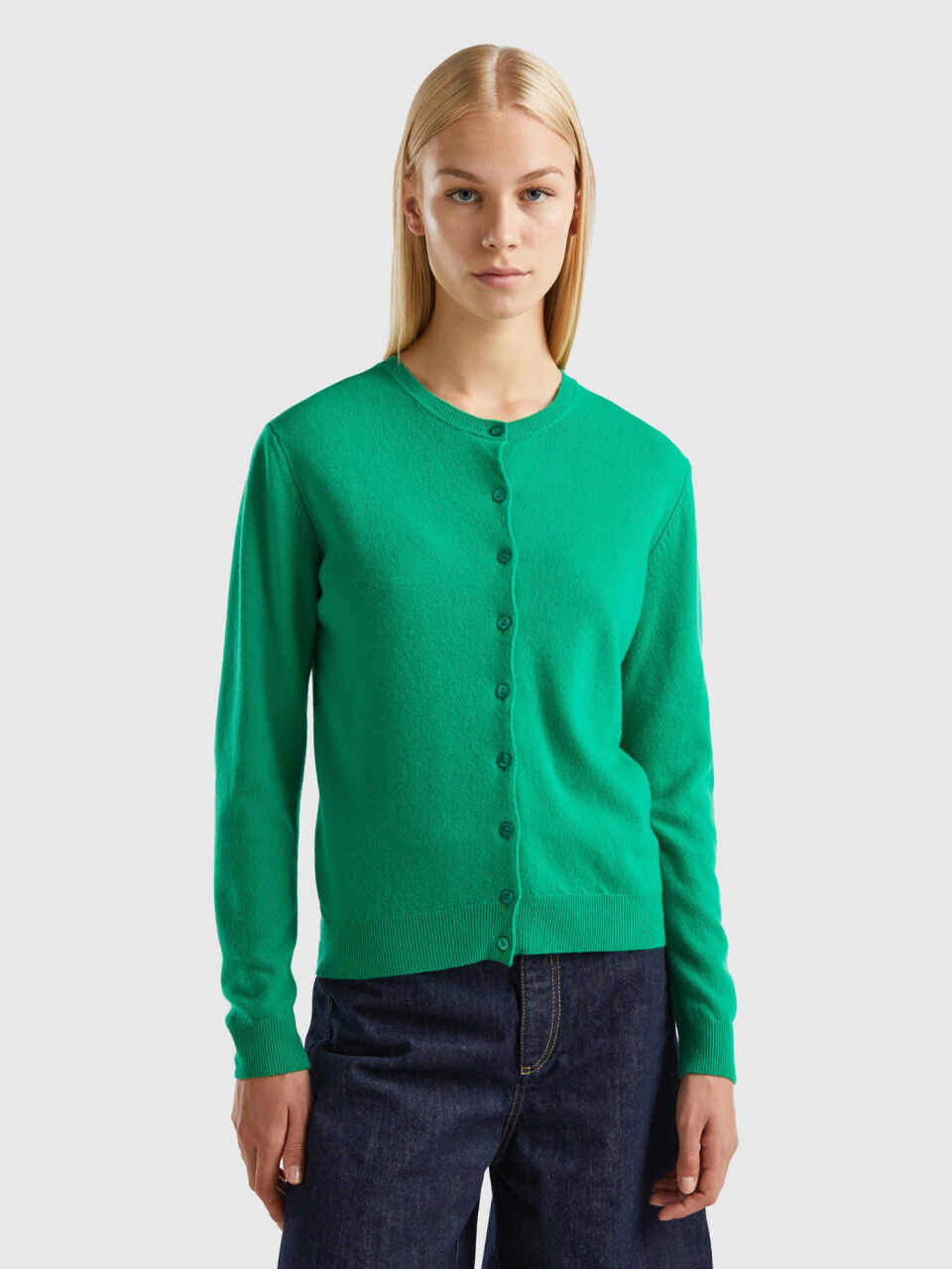 Lana Merina C rdigan Mujer Colecci n 2024 Benetton