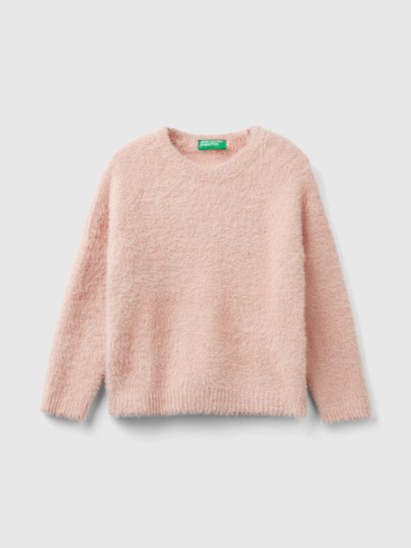Jersey de tejido peludo Niña