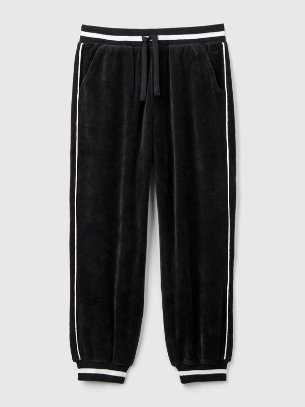 Pantalón de chenilla con cordón de ajuste Niña