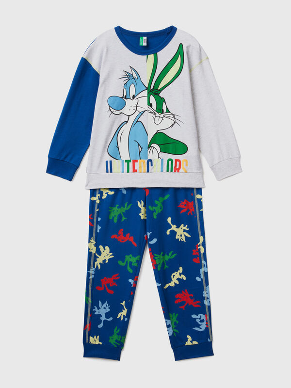Pijama de Bugs Bunny y Silvestre Niño