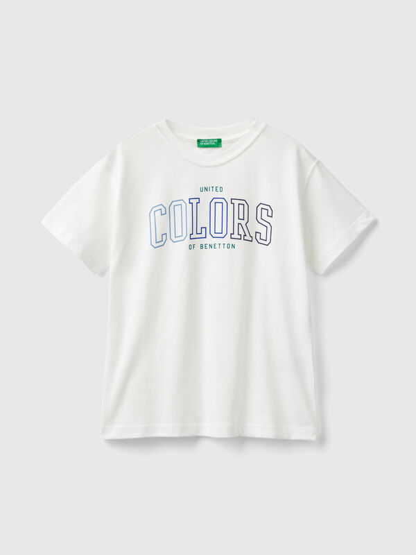 Camiseta de manga corta de 100 % algodón orgánico Niño