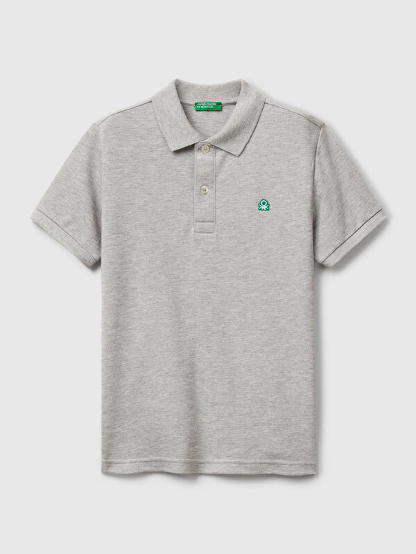 Polo slim fit de puro algodón Niño