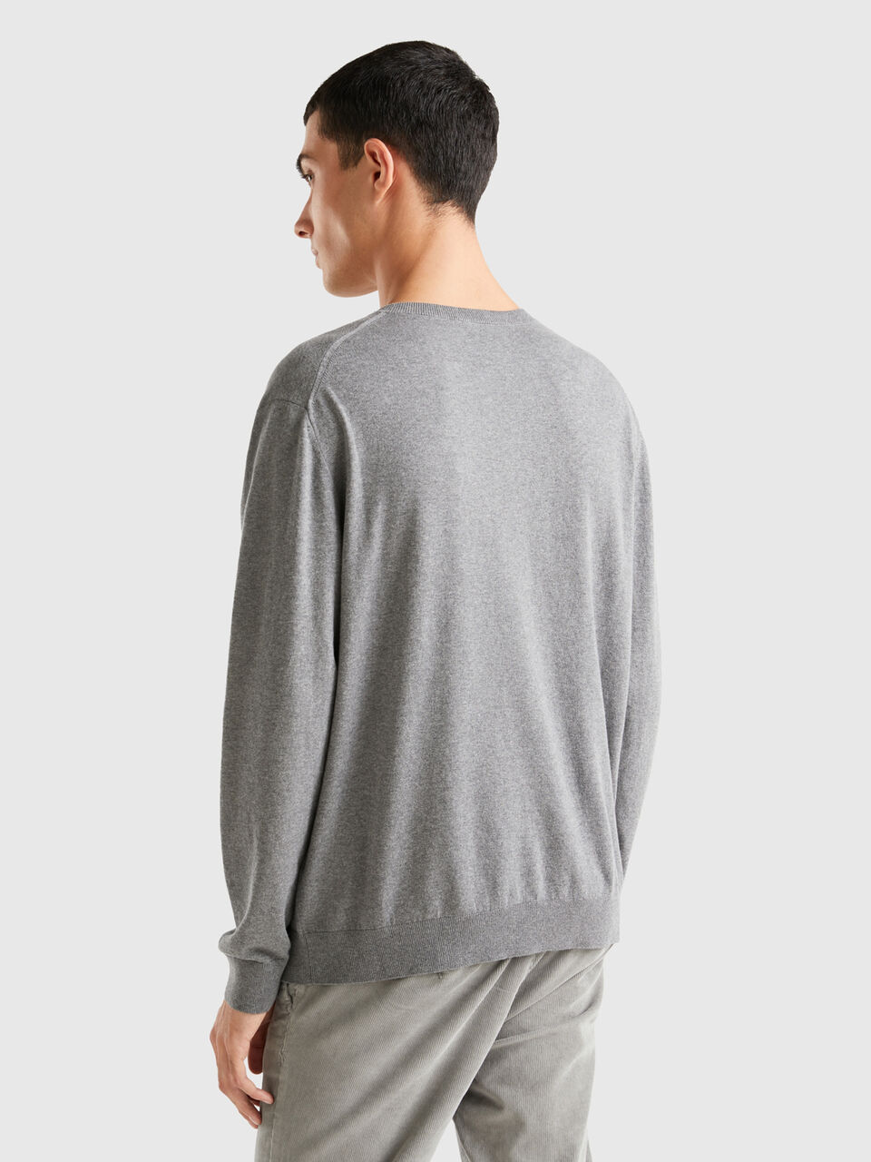 V NECK SWEATER L/S Hombre image number null