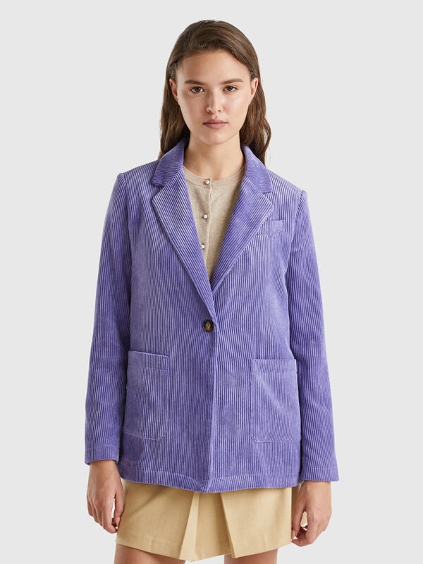 Blazer de pana fina Mujer
