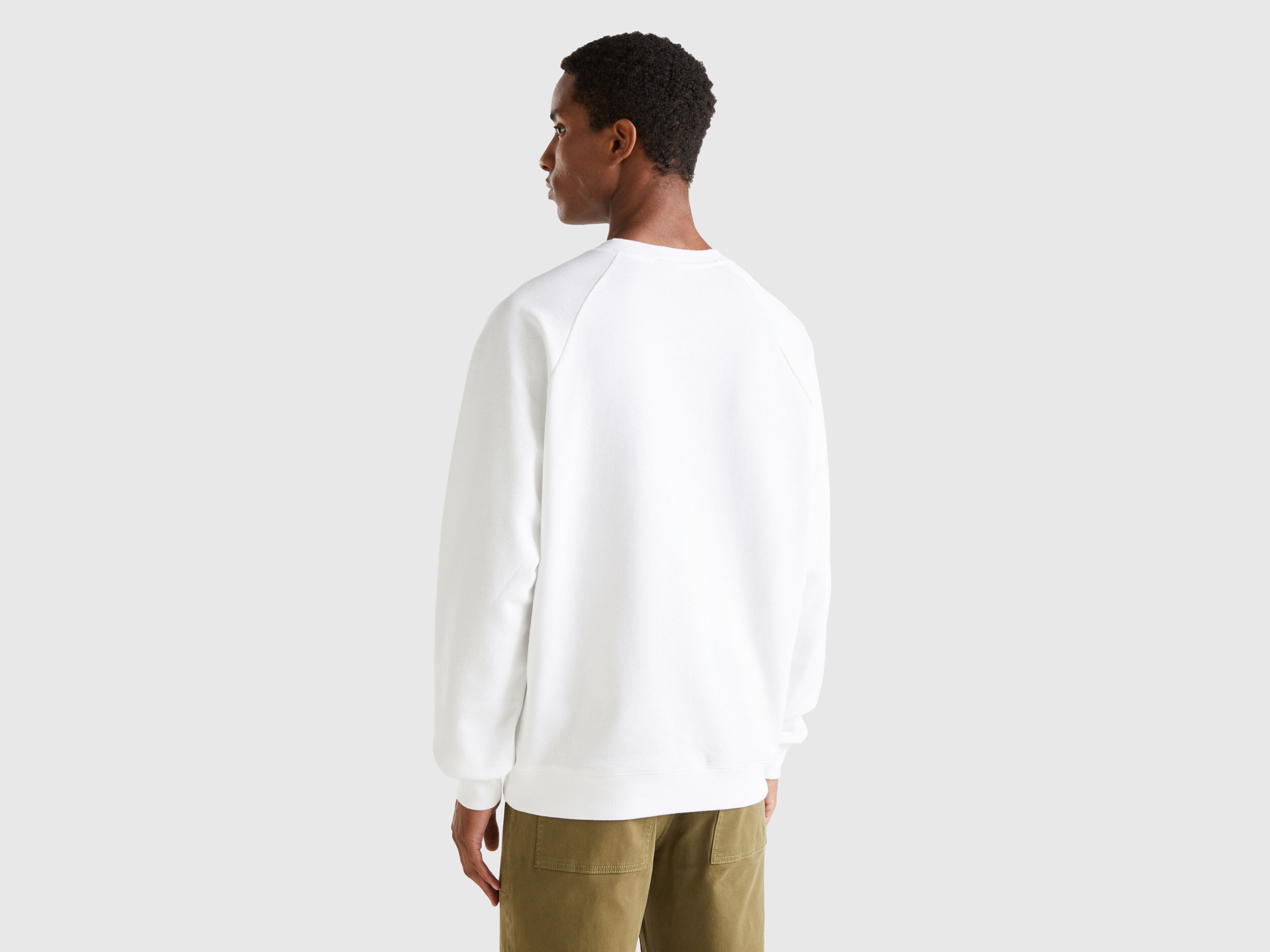 Sudadera blanca Mickey Friends Blanco Benetton