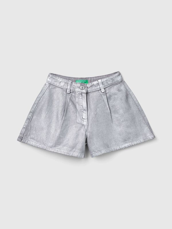 Shorts vaqueros revestidos Niña