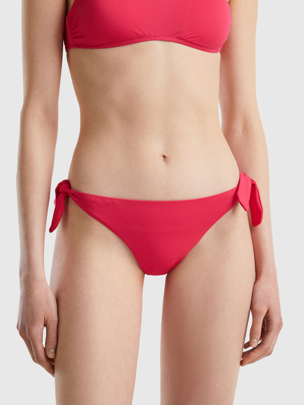 Braguita de bikini con lazos laterales Mujer