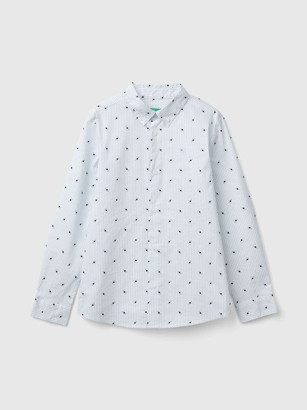 Camisa ceñida de manga larga Niño