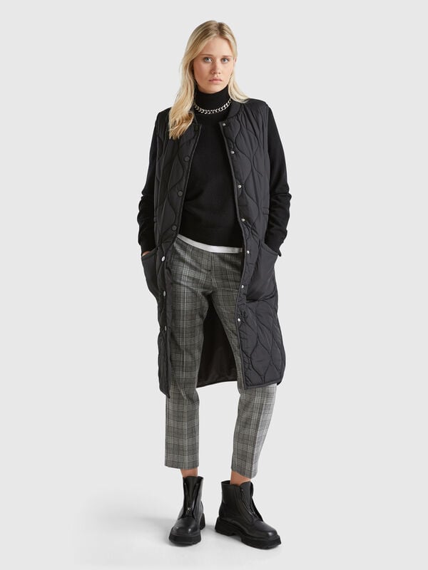 Pantalón Príncipe de Gales de franela Mujer