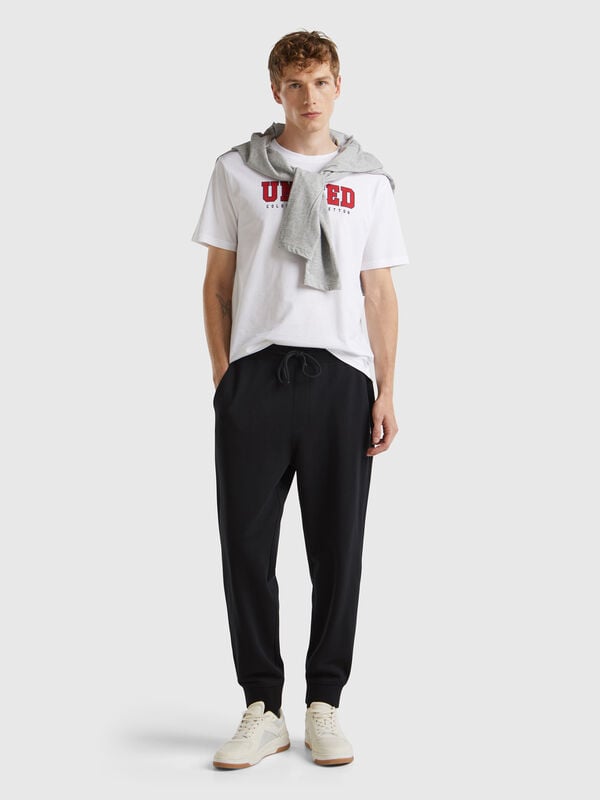 Joggers de felpa de algodón orgánico Hombre