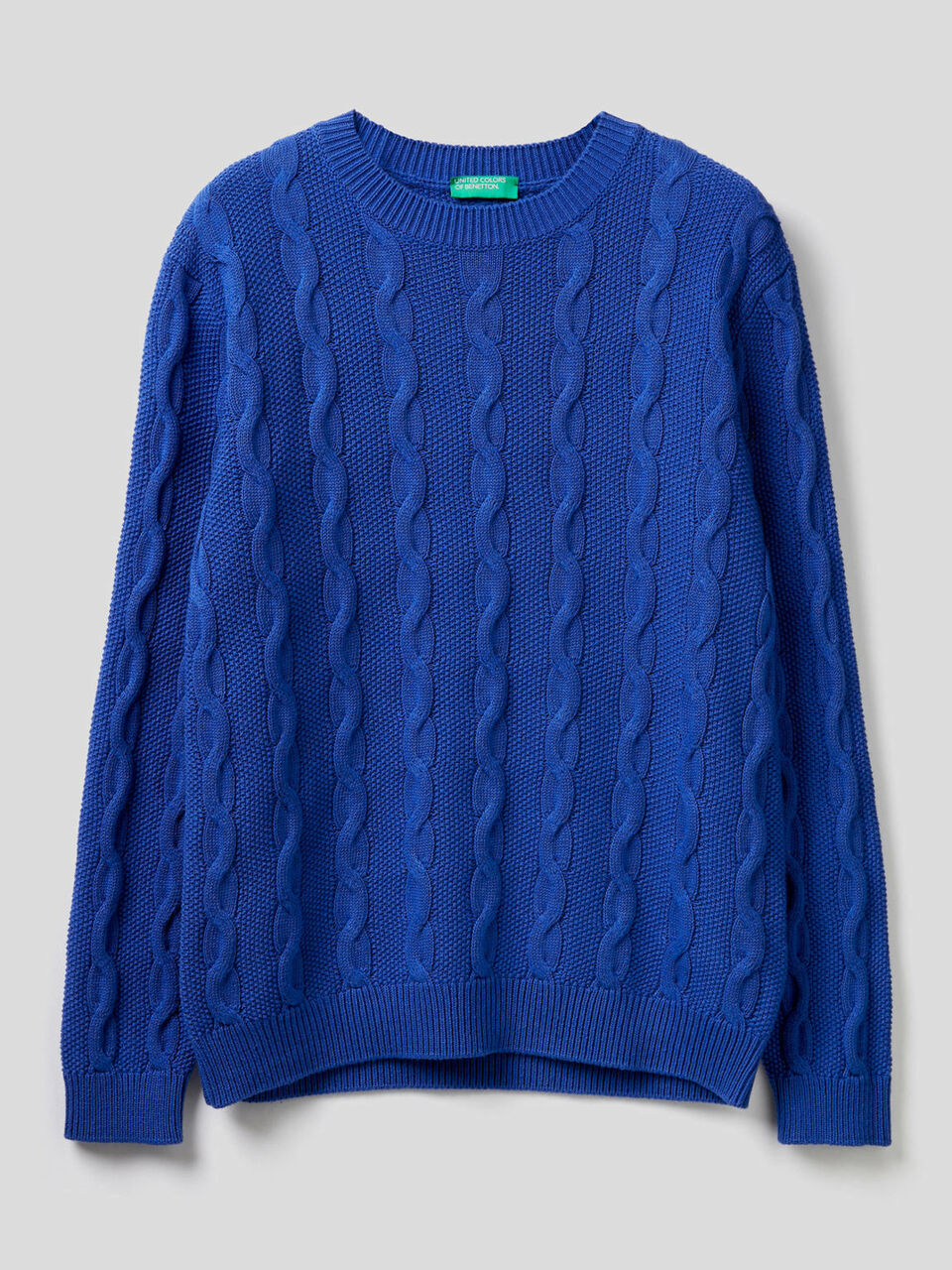 Jersey de cuello redondo con ochos Hombre image number 1