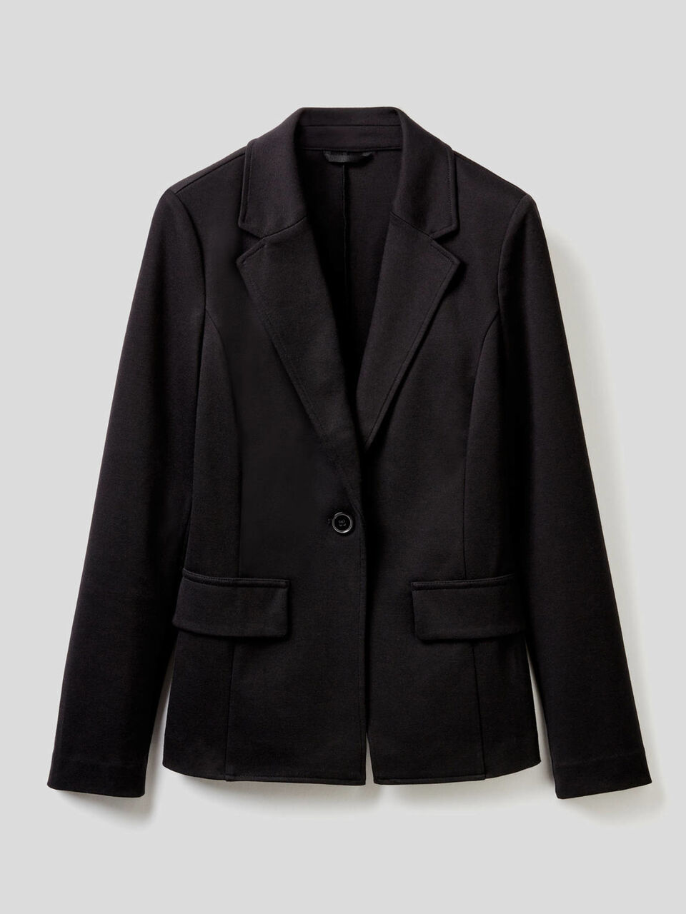 Blazer de algodón mixto elástico image number 1