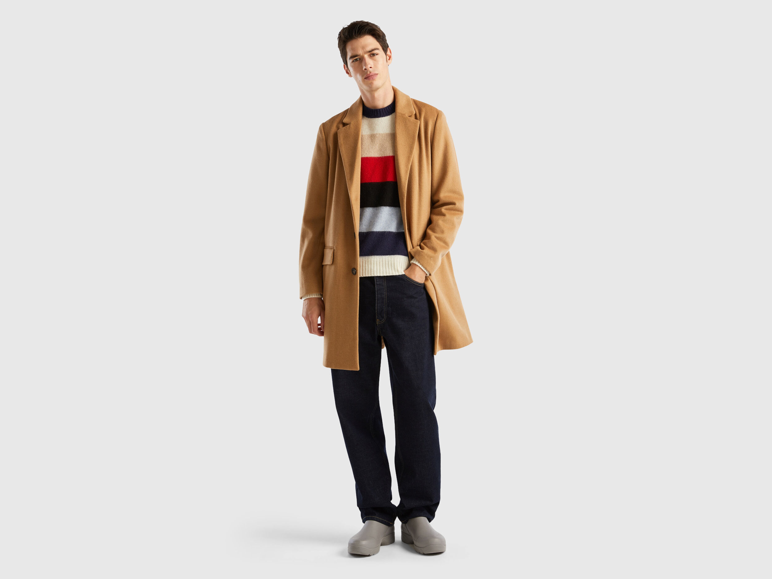 Abrigo benetton hombre 2025