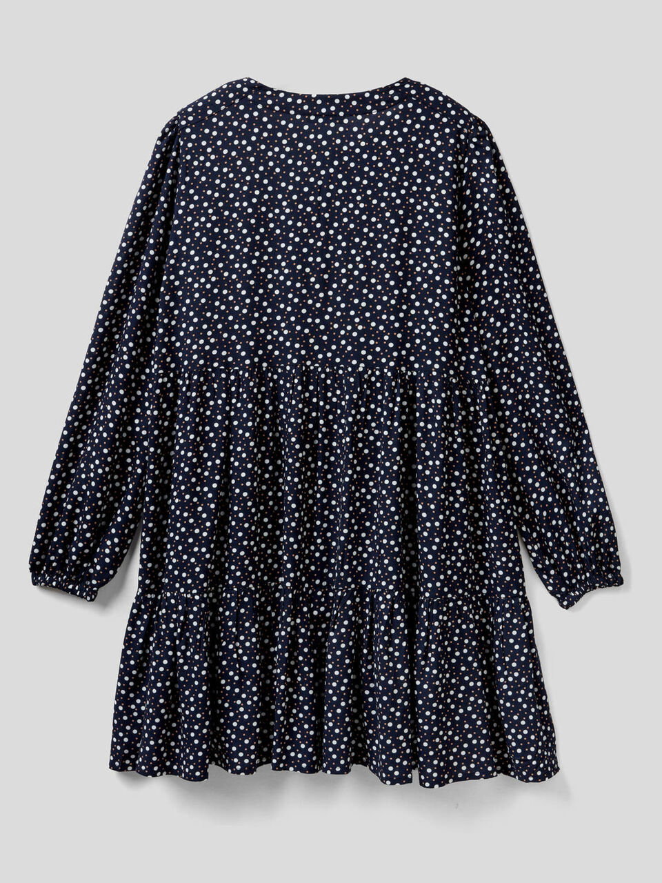 Vestido de volantes estampado image number 2
