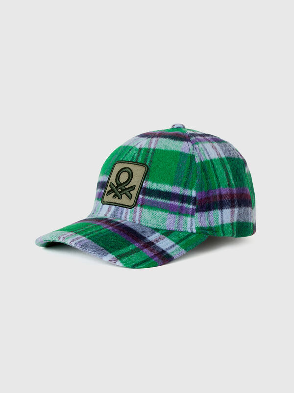 Gorra de béisbol de tartán Niño