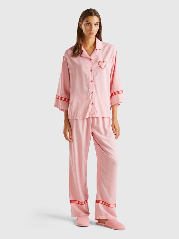 Pijama de viscosa Mujer