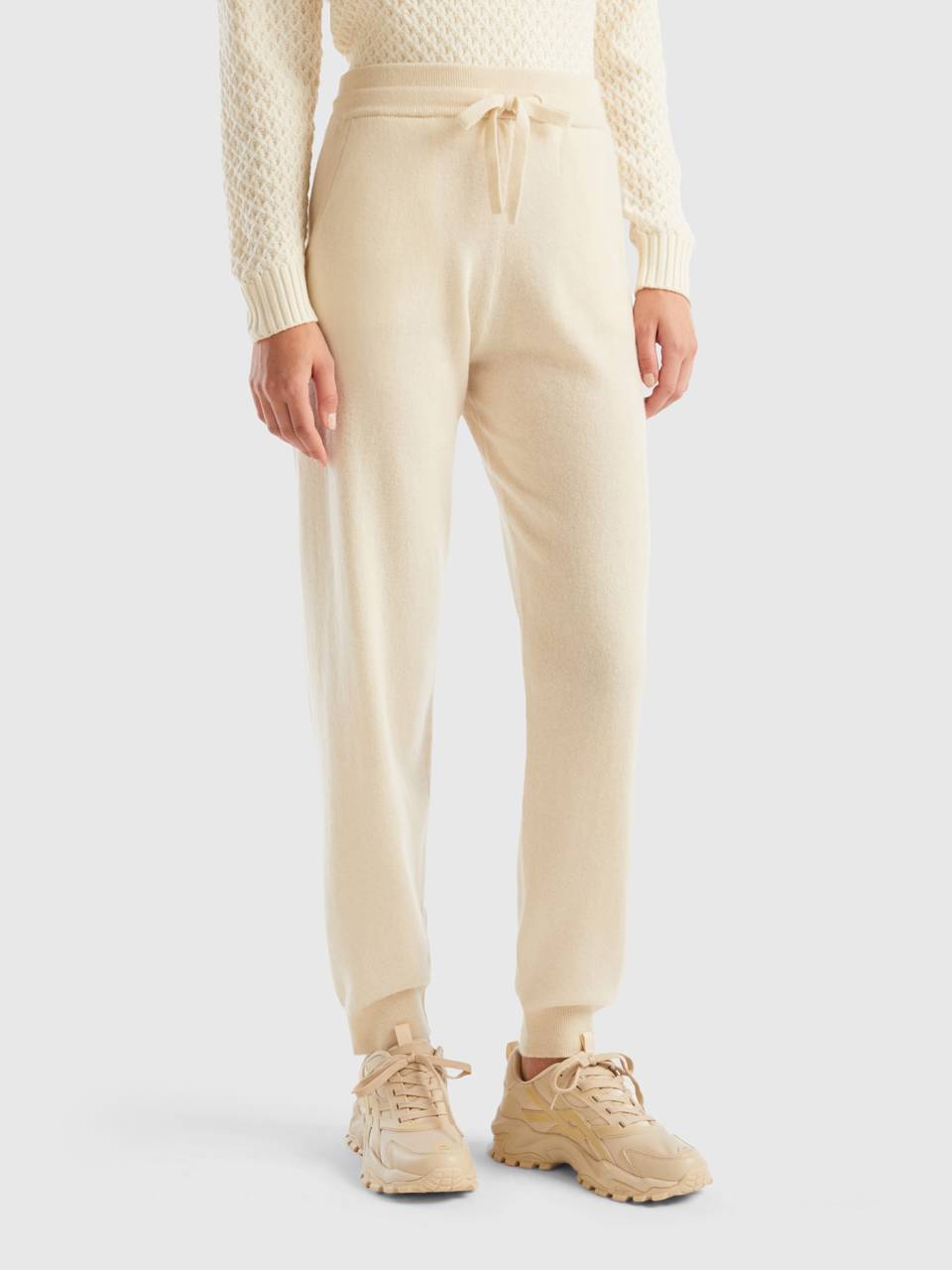 Pantaloni cashmere benetton deals