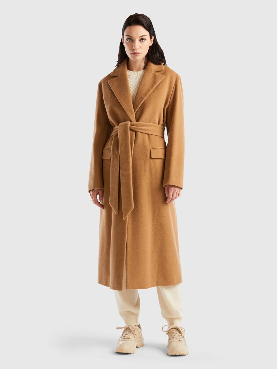Abrigo best sale camel pa帽o