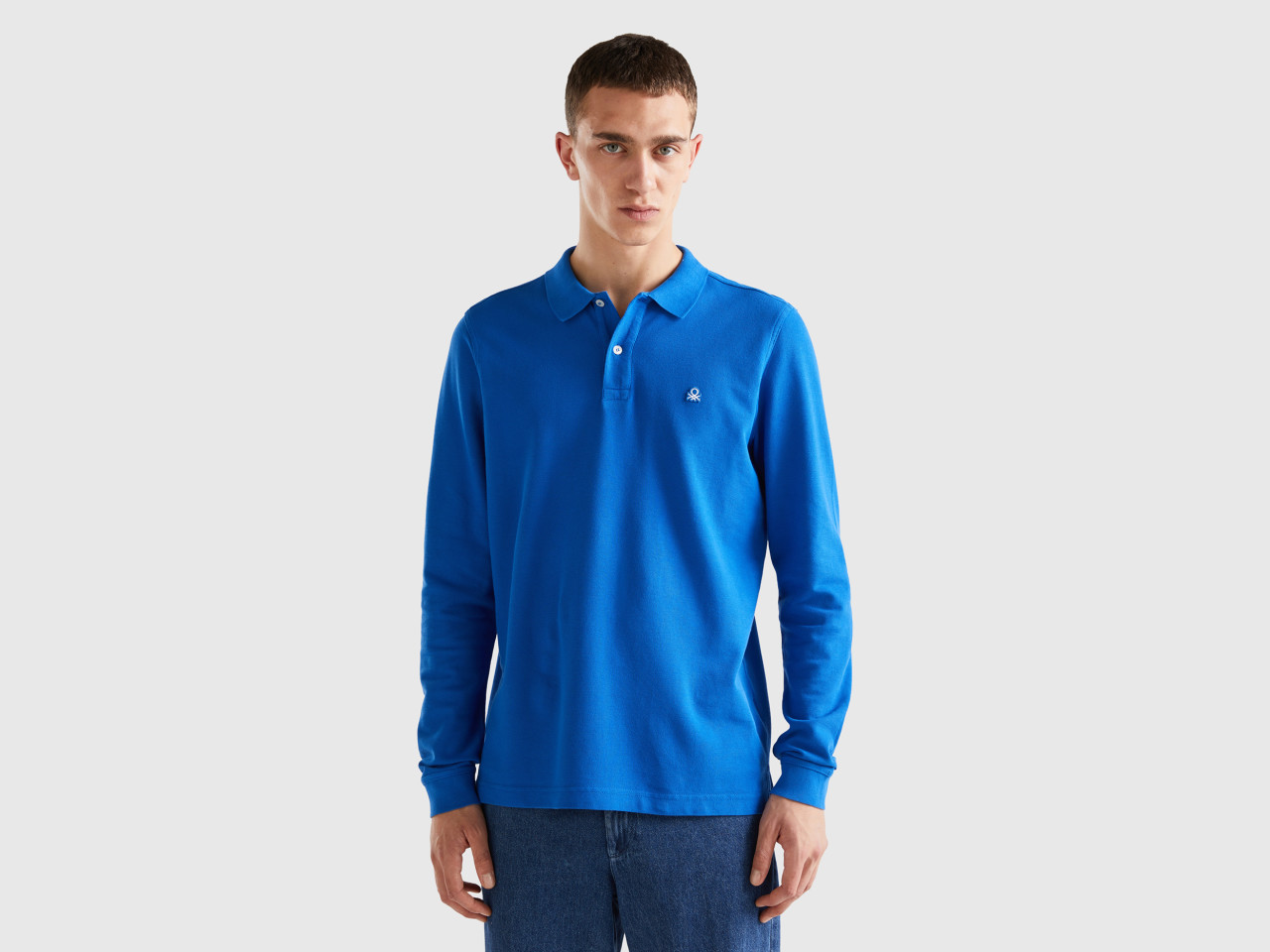 Polos Manga Larga Hombre Nueva Coleccion 2024 Benetton